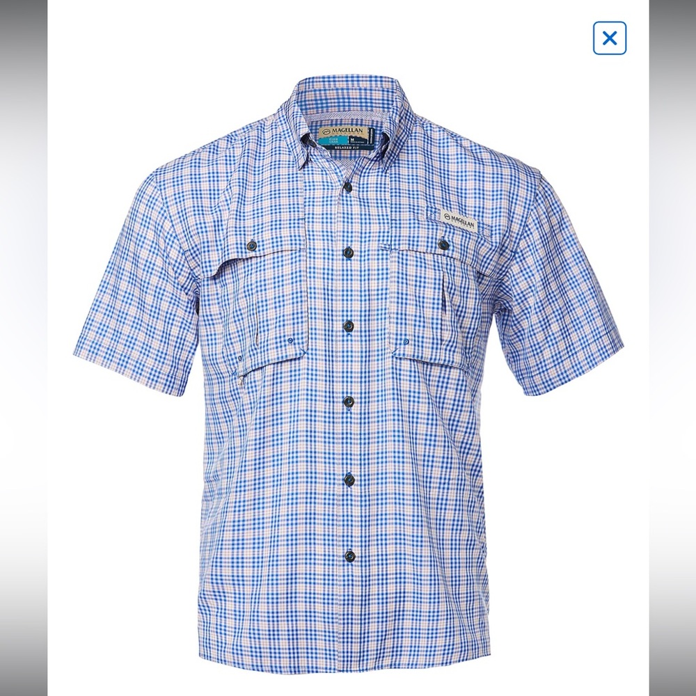 Magellan Outdoors Men's Aransas Pass Button Down Shirt
